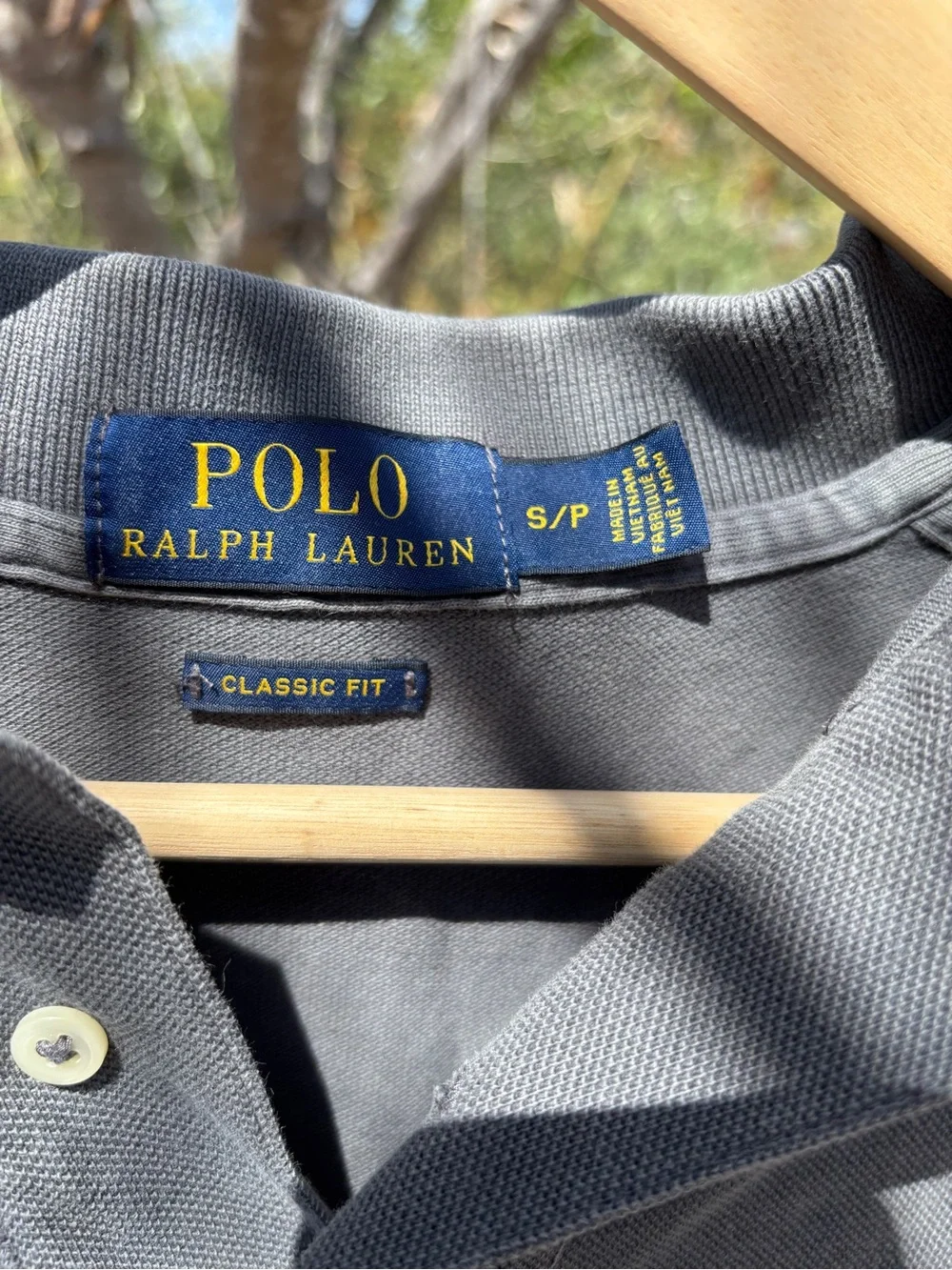 Ralph Lauren Black Men's Polo with Mint Logo